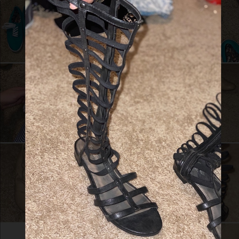 Studded gladiator shoes size 8